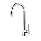 Miscelatore monocomando per lavello cucina con Doccetta Estraibile in ottone Cromo collezione Pico di Mamoli Rubinetterie