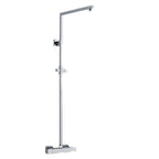 Colonna doccia quadra in ottone con supporto regolabile e termostatico TM1Q