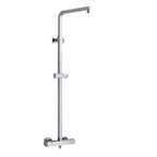 Colonna doccia quadra 25mm con supporto regolabile e deviatore MX3Q