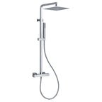 Colonna doccia quadra 25mm con soffione e deviatore MX3Q