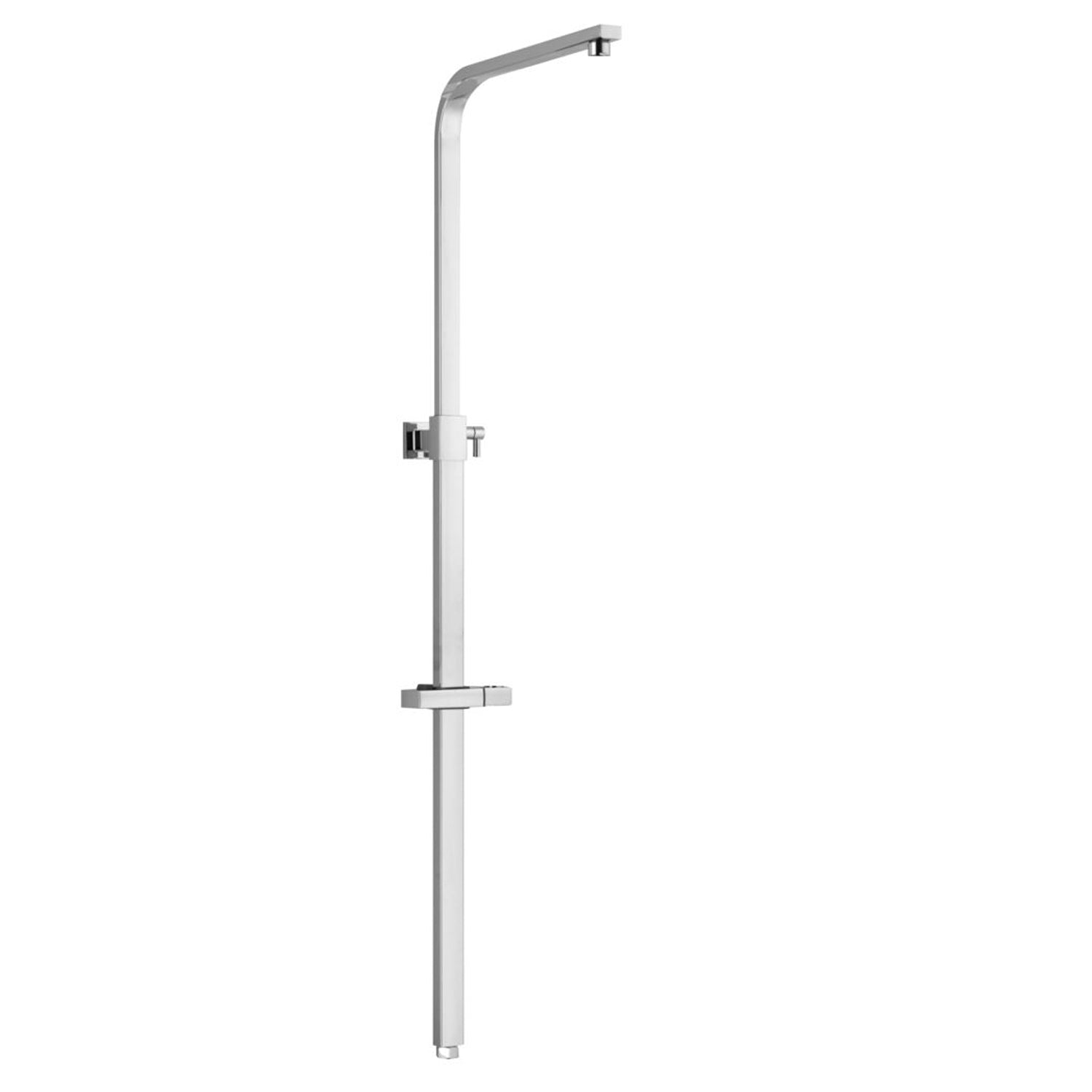 Colonna doccia rettangolare 30x18mm in ottone con supporto e attacco 3/4F