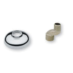 Eccentrico lusso in ottone con rosone 1/2-3/4MM