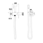 Set idroscopino monogetto con doccia Square