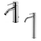 Set di miscelatori lavabo alto e bidet Paffoni Light