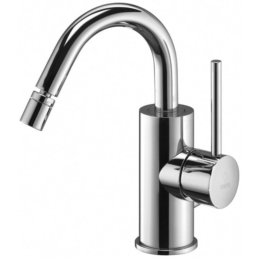 Miscelatore bidet con canna orientabile Paffoni Light con scarico