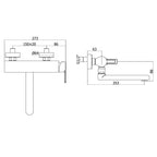 Miscelatore Lavello a Muro Paffoni Ringo RIN161CR