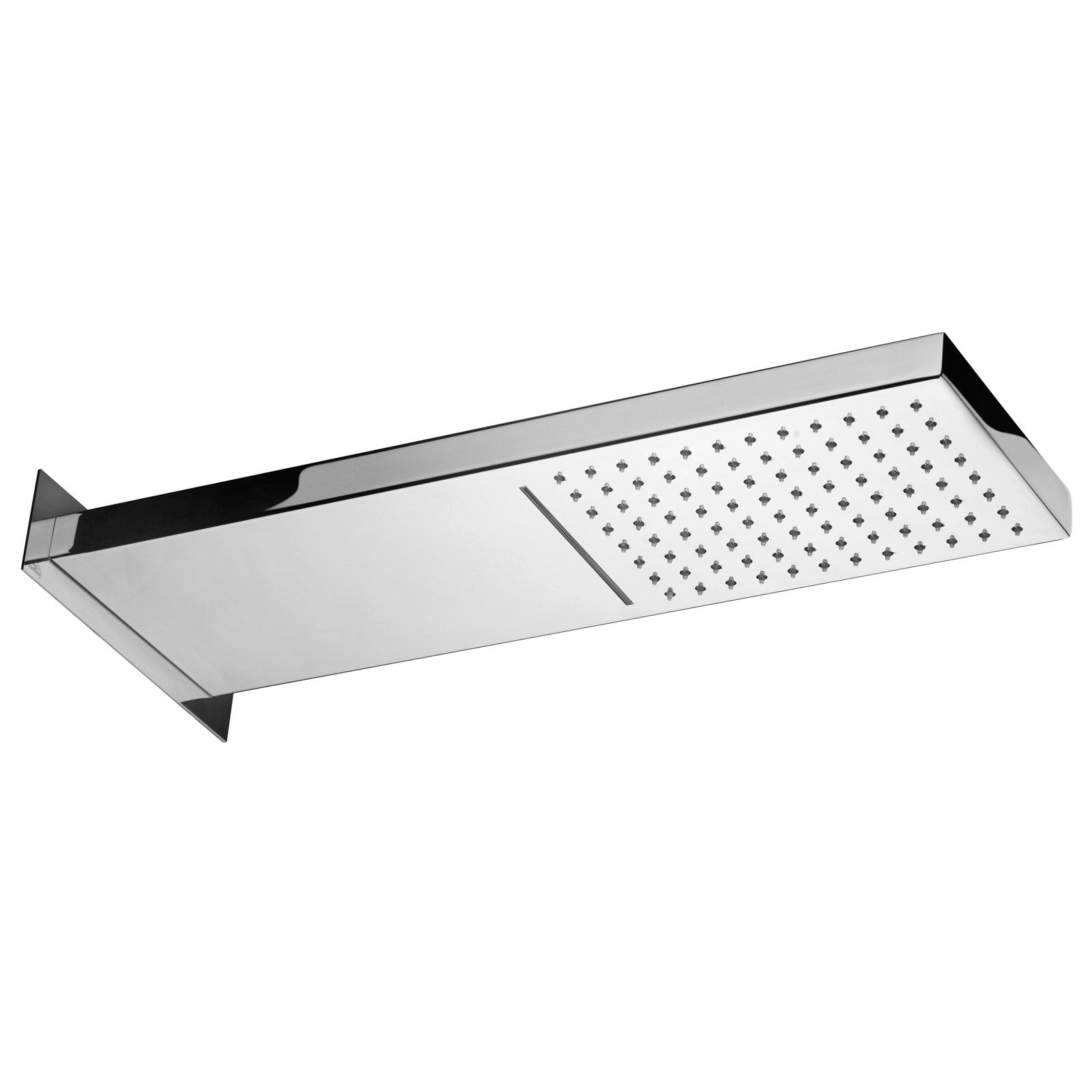 Set doccia Paffoni con comodo soffione rettangolare a cascata