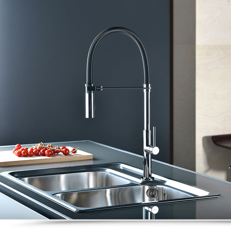 Miscelatore Cucina con doccia estraibile Paffoni Chef CH179CR