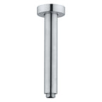 Braccio doccia a soffitto  lungo 20 cm in acciaio inox 316L effetto spazzolato