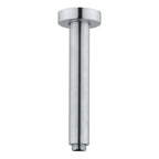 Braccio doccia a soffitto  lungo 30 cm in acciaio inox 316L effetto spazzolato