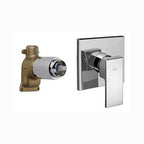 Miscelatore incasso PBOX 010 codice LESBOX010CR piastra ABS  serie Level Cromo Paffoni