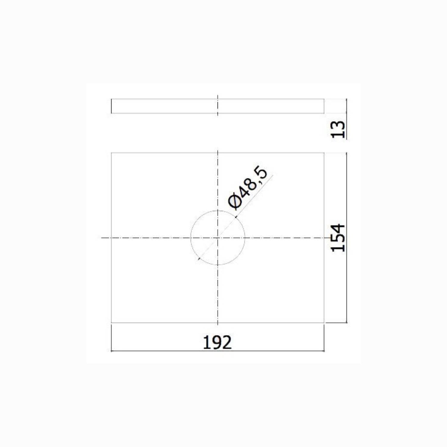 Miscelatore incasso PBOX 010 codice LESBOX010CR piastra ABS  serie Level Cromo Paffoni