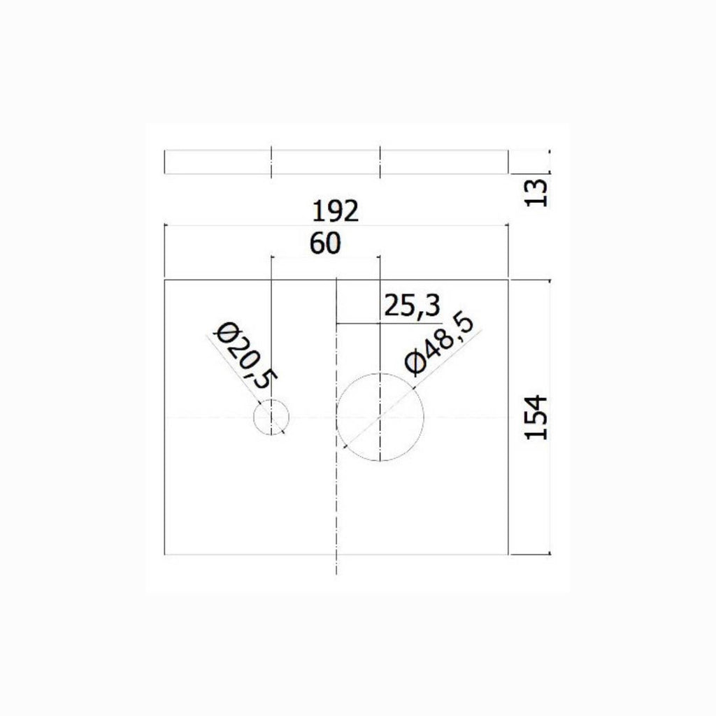 Miscelatore incasso con deviatore PBOX 015  codice LESBOX015CR piastra ABS leva  serie Level Cromo Paffoni