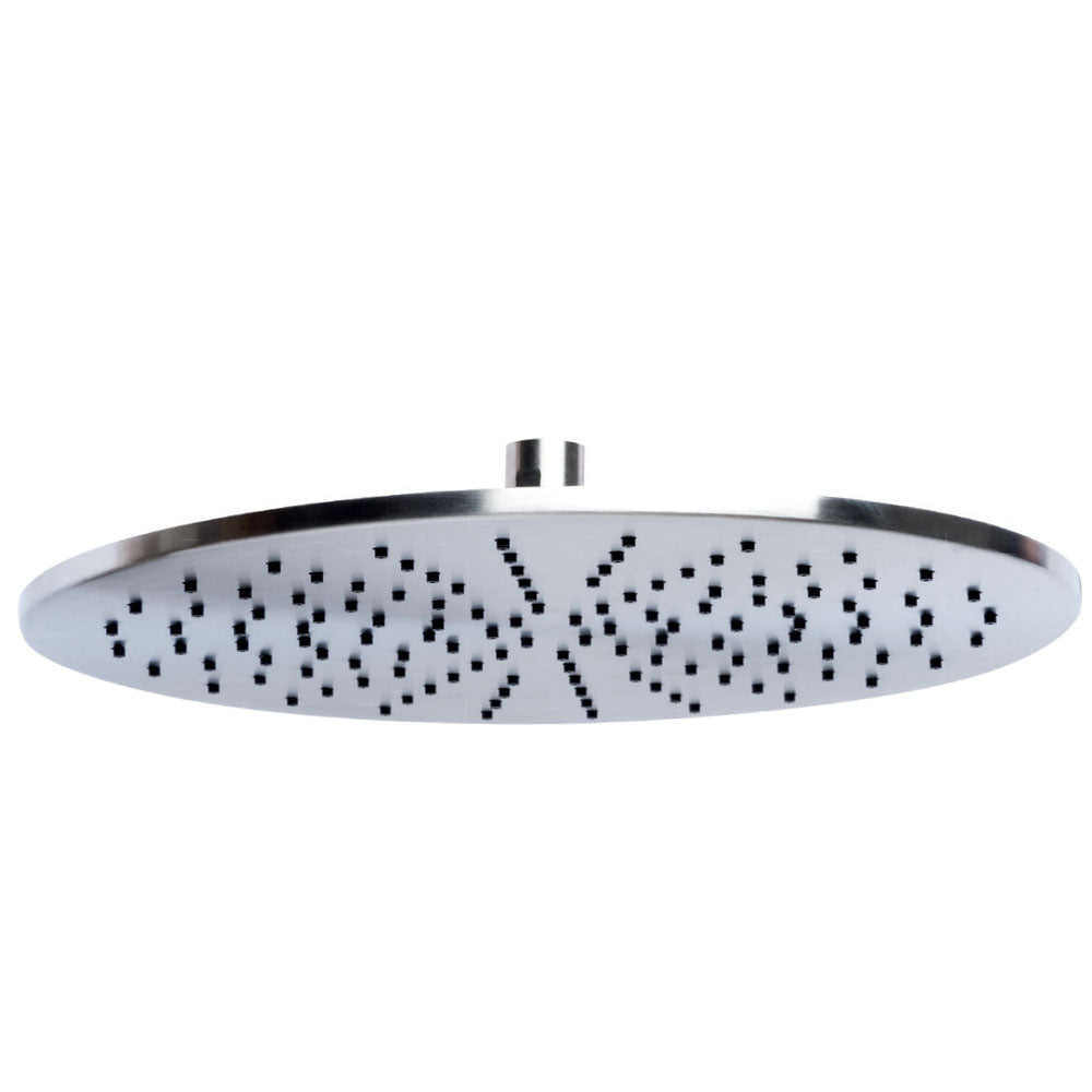 Soffione doccia tondo diametro 30 cm in acciaio inox 316L ispezionabile con ugelli anticalcare