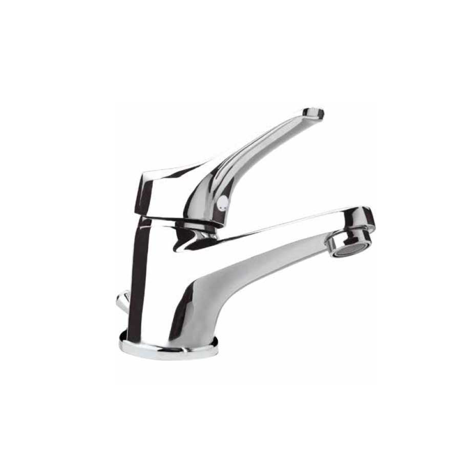 Miscelatore Monocomando per lavabo Derby con scarico e cartuccia ceramica by Argo Rubinetterie