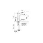 Miscelatore bidet senza scarico Paffoni serie Tilt - Cromato