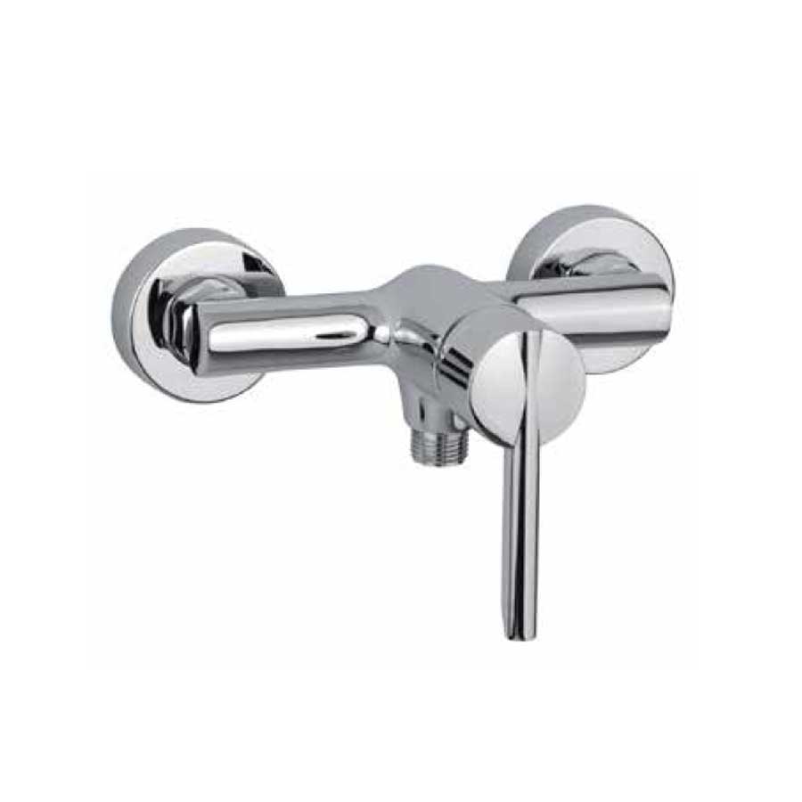 Miscelatore monocomando per Doccia Esterno PIN con scarico e cartuccia a dischi ceramici by Argo Rubinetterie