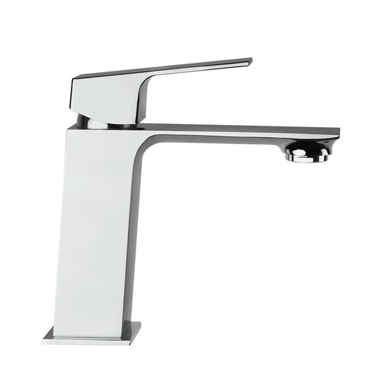Miscelatore monocomando lavabo con scarico clic clac cromato lucido collezione BLADE di Mamoli Rubinetterie