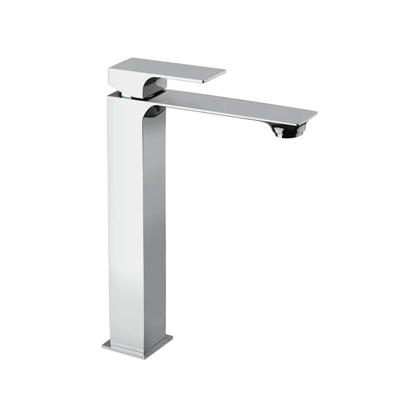 Set di rubinetti Lavabo Alto e Bidet cromato lucido collezione BLADE di Mamoli Rubinetterie