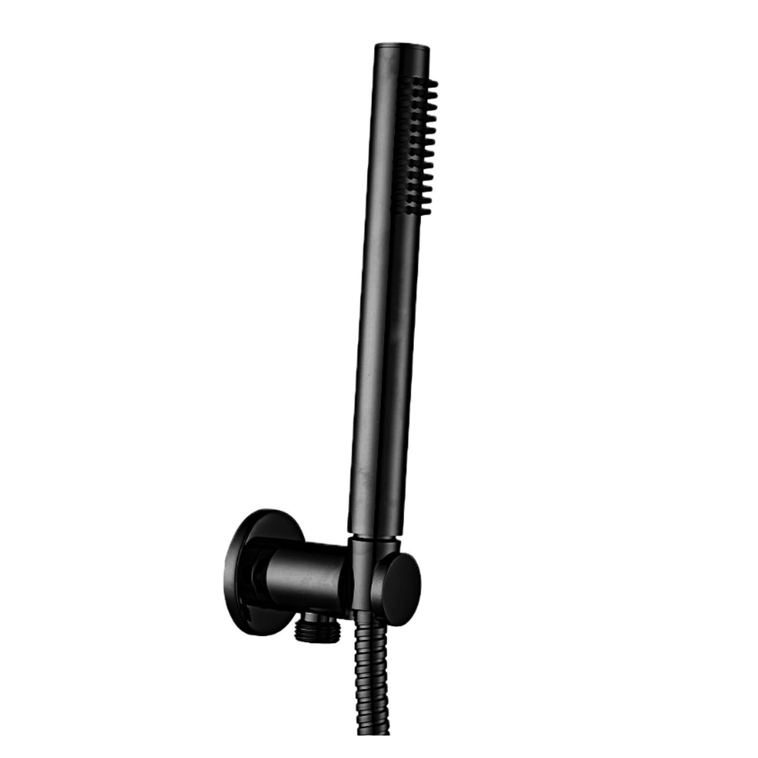 Kit doccia Paffoni serie Jo con soffione miscelatore e doccetta nero opaco