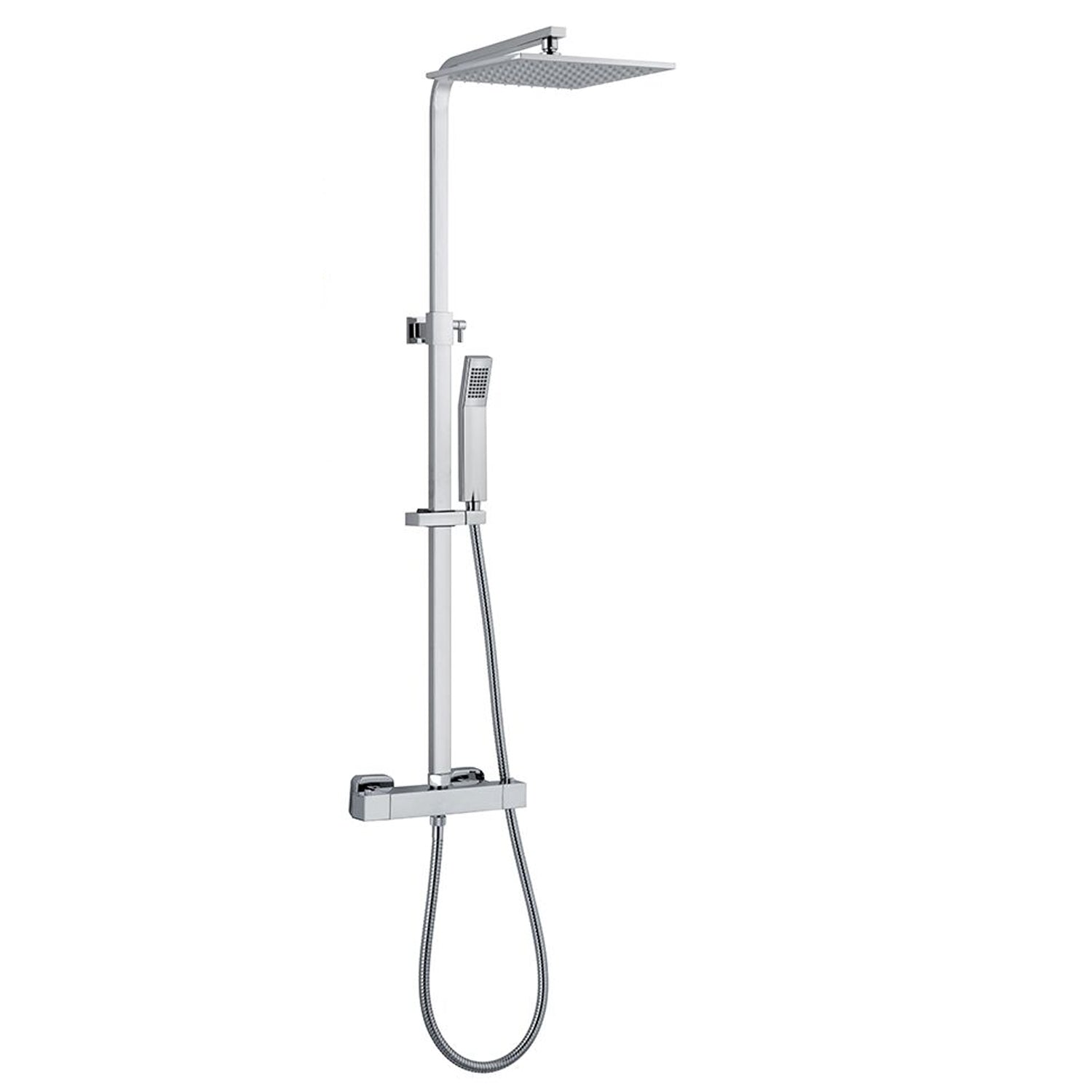 Colonna doccia rettangolare 30x18mm con soffione Derby e deviatore MX3Q