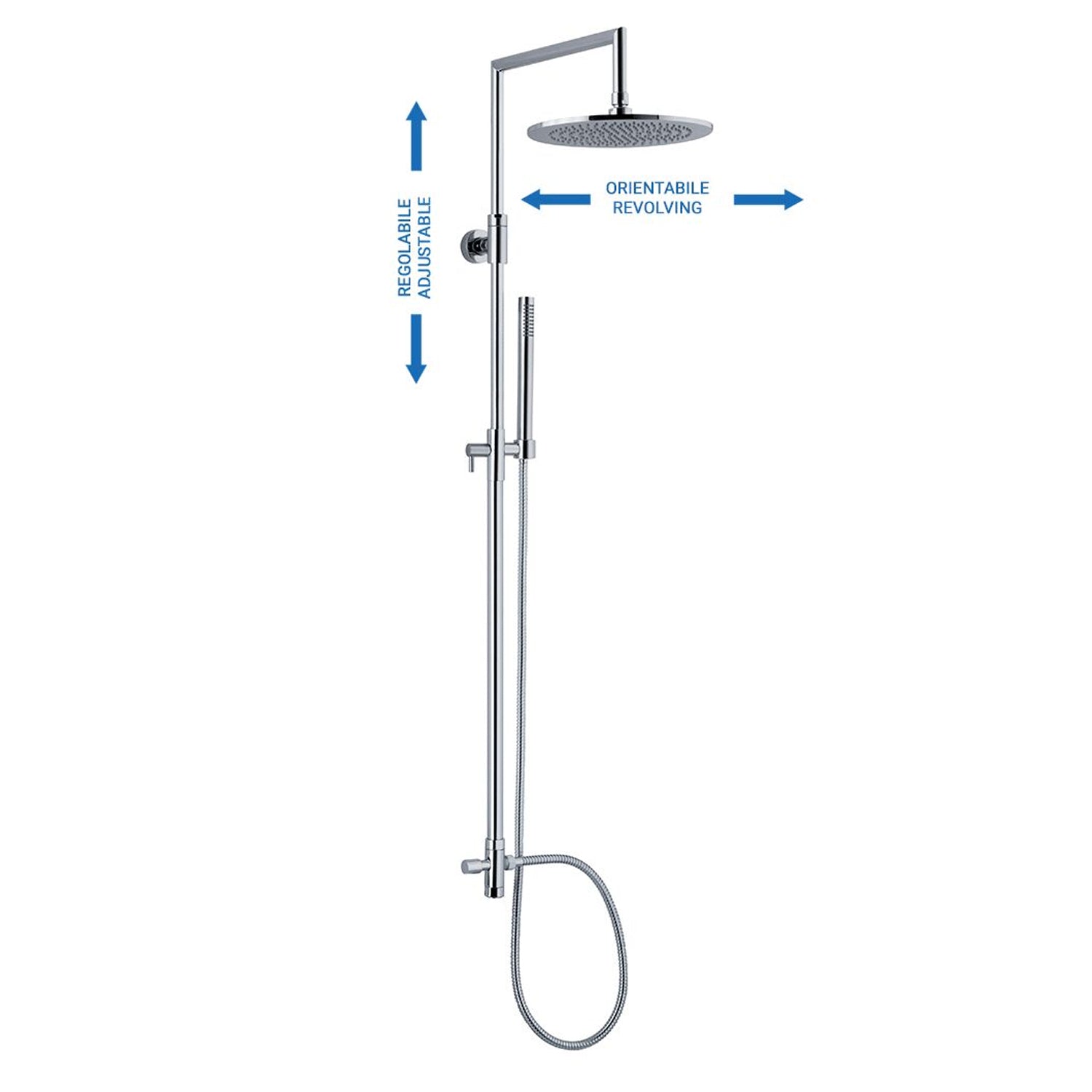 Colonna doccia tonda 2