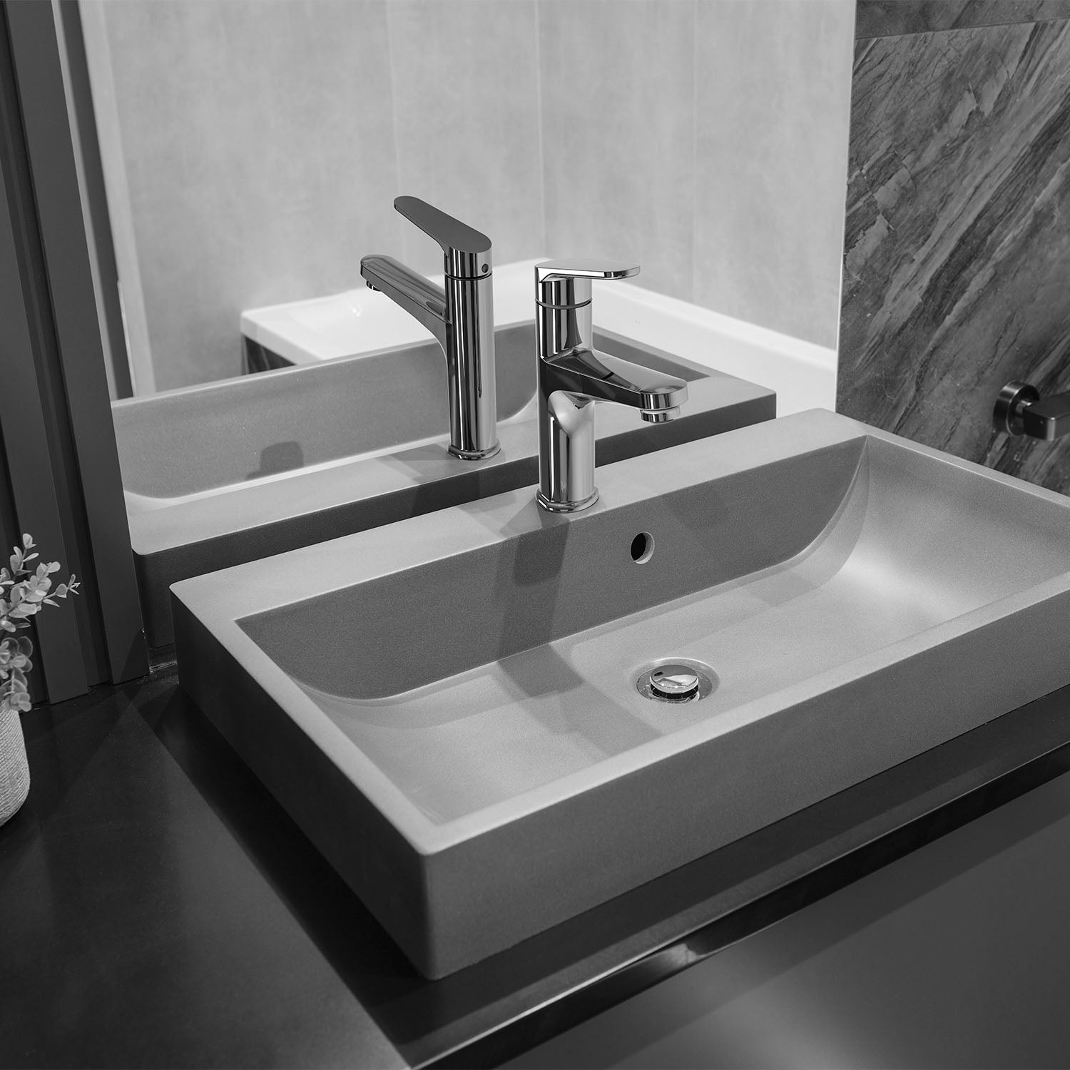 Miscelatore lavabo estraibile Paffoni serie Green - Cromato