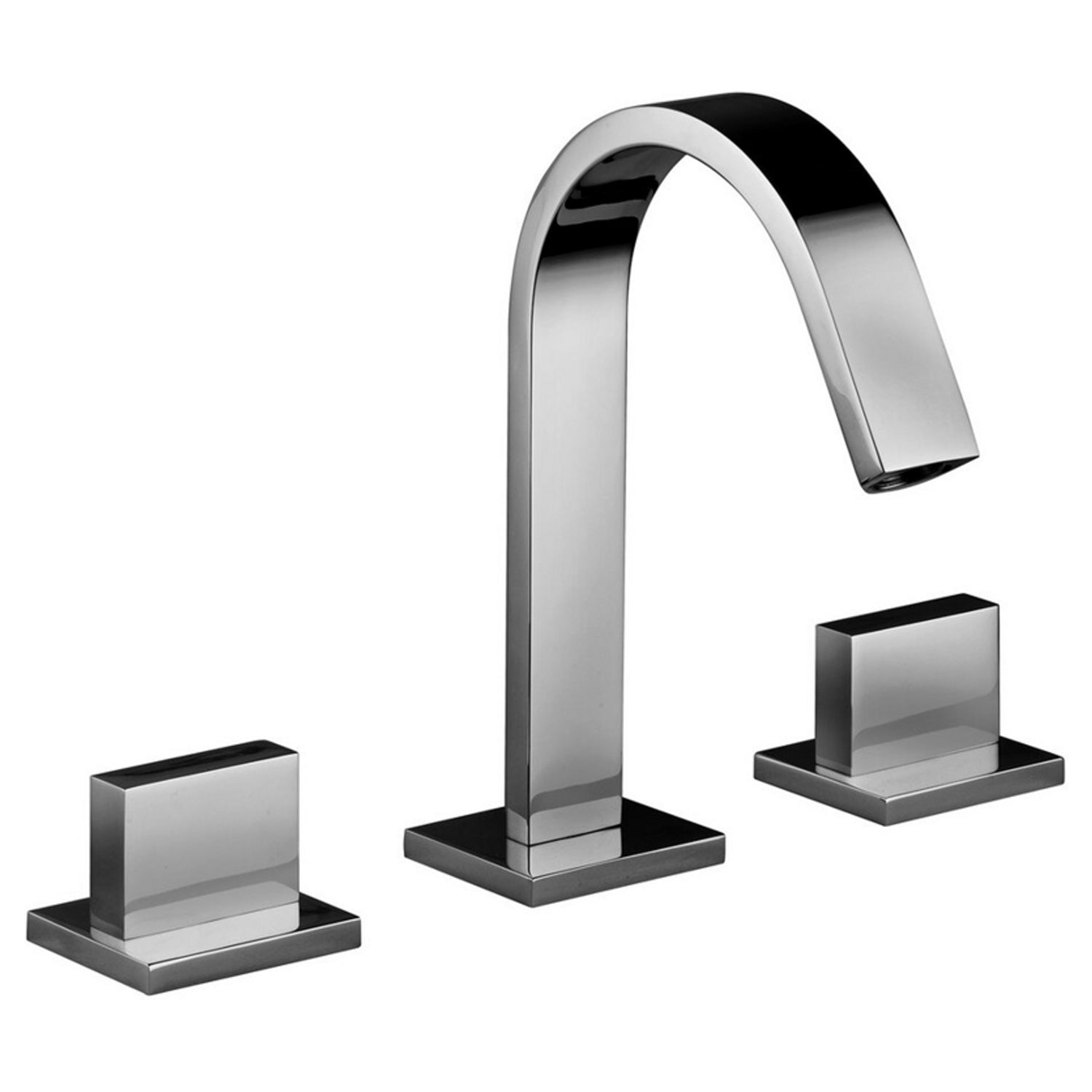 Batteria Lavabo 3 Fori Paffoni Level con Scarico Clic-Clac â€“ Cromo