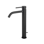 Miscelatore lavabo prolungato Paffoni Light con scarico automatico - Nero Opaco