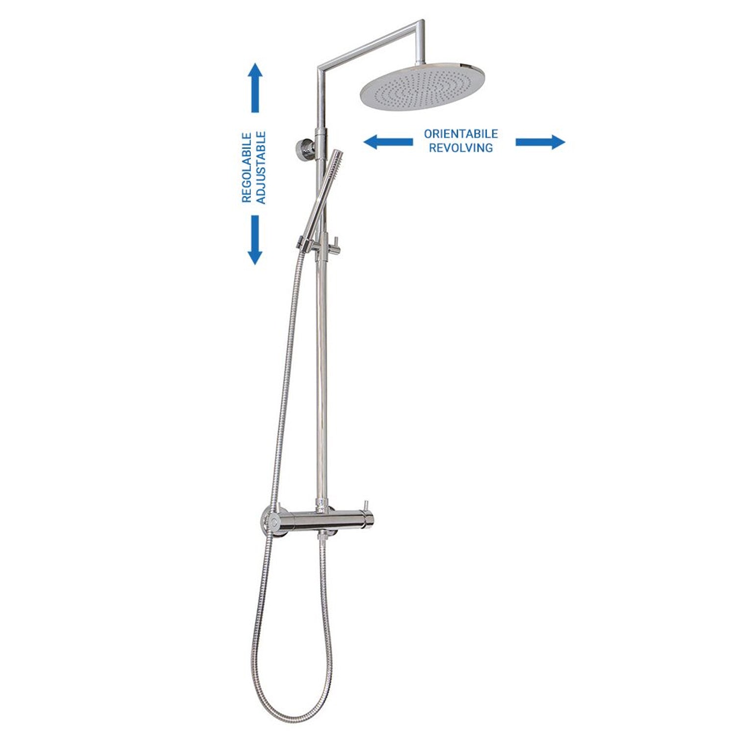 Colonna doccia tonda 2