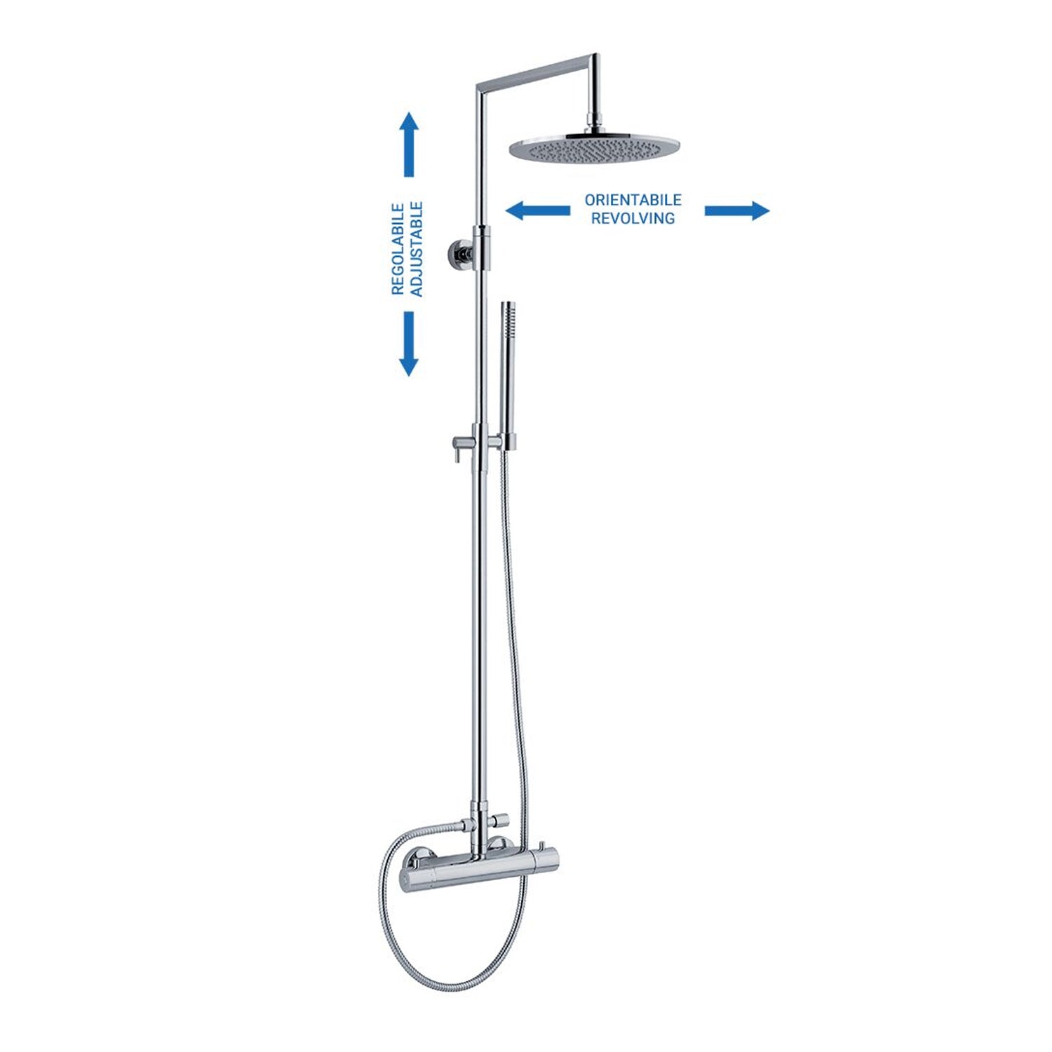 Colonna doccia tonda 2