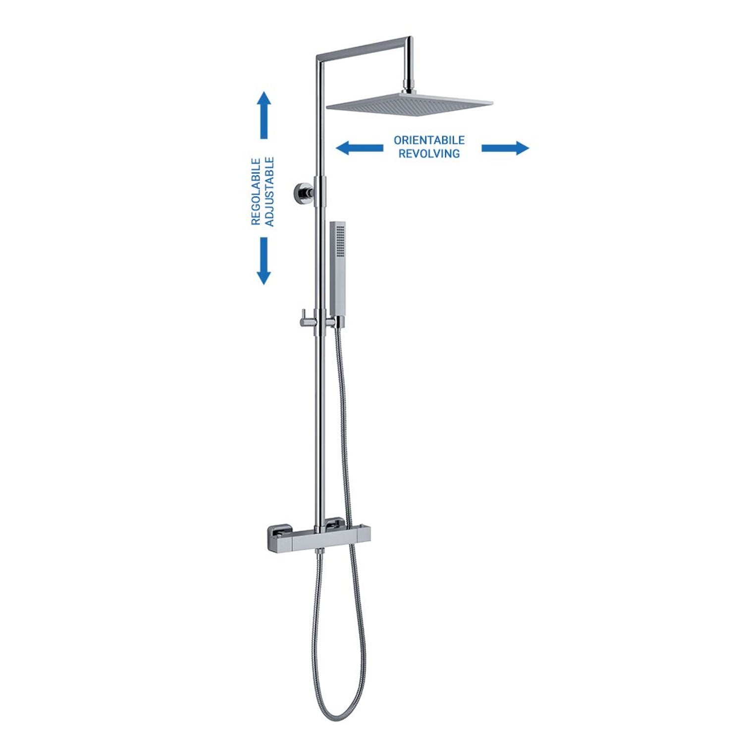Colonna doccia tonda 2