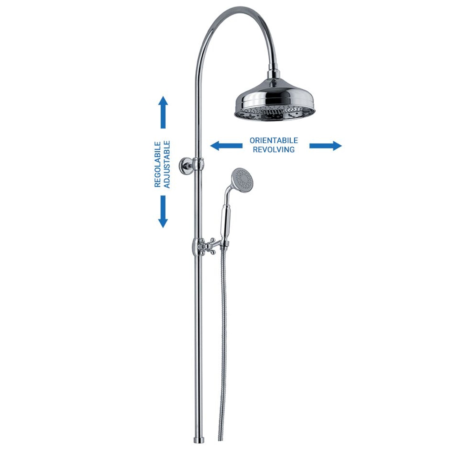 Colonna doccia tonda 2