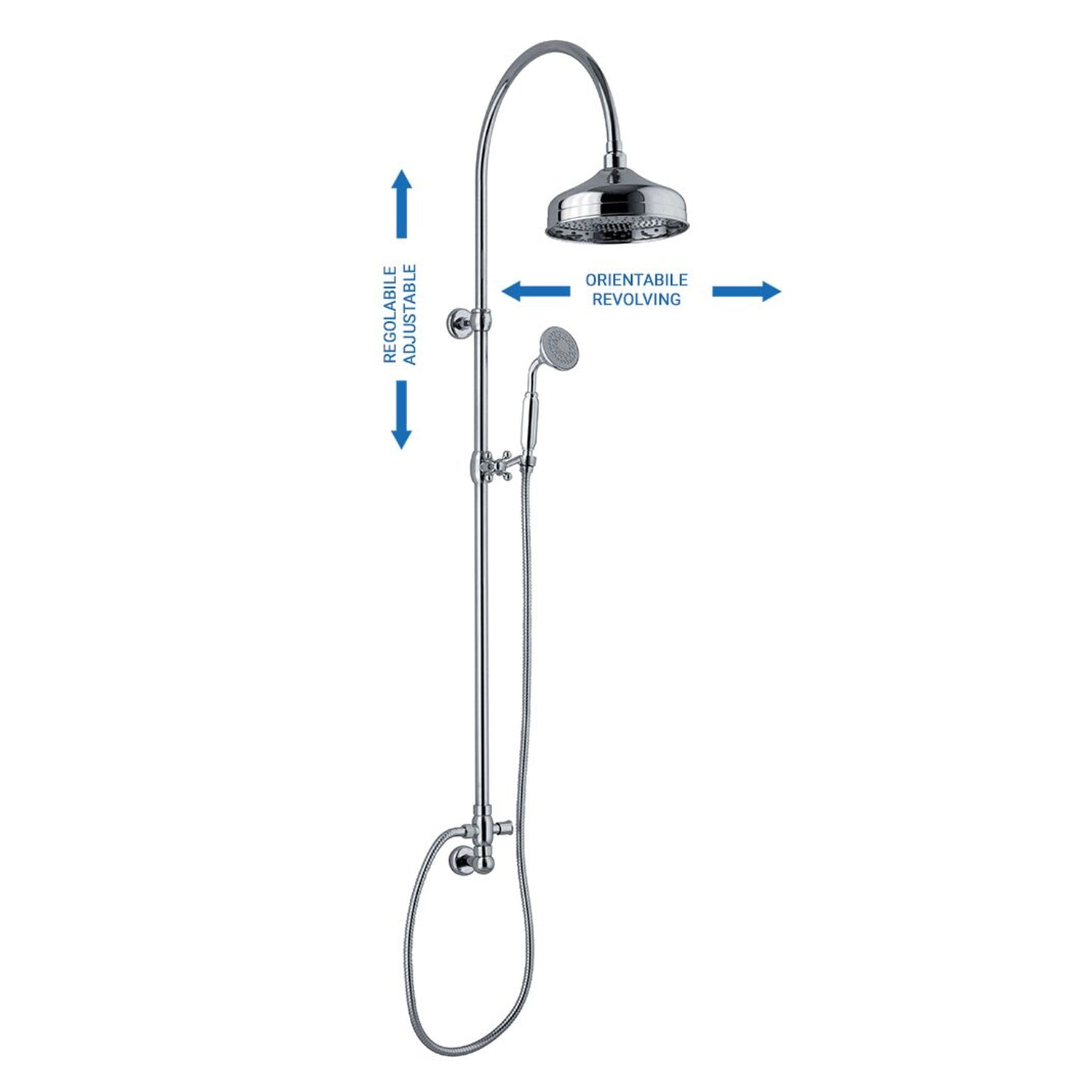 Colonna doccia tonda 2