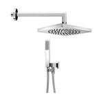 Composizione doccia Bossini con soffione quadrato 26X26