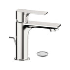 Set di miscelatori Lavabo e Bidet con Piletta di scarico e saltello finitura cromata collezione Energy di Remer Rubinetterie
