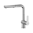 Miscelatore lavello laterale doccetta estraibile 2 getti serie West di Paffoni - Cromato