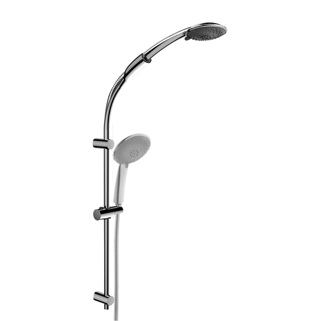 Saliscendi Twin Paffoni con doccia Prestige a 4 getti