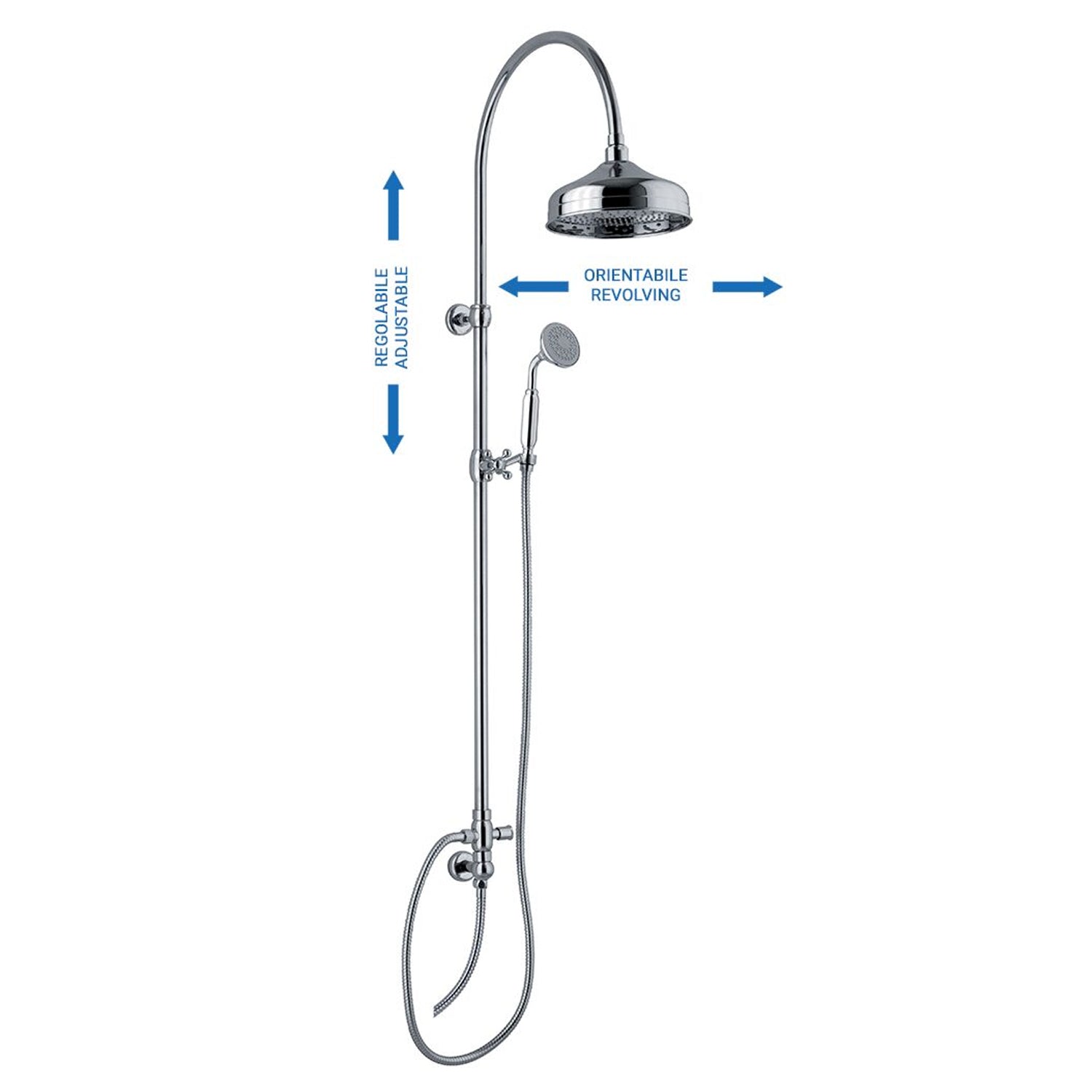 Colonna doccia tonda 2