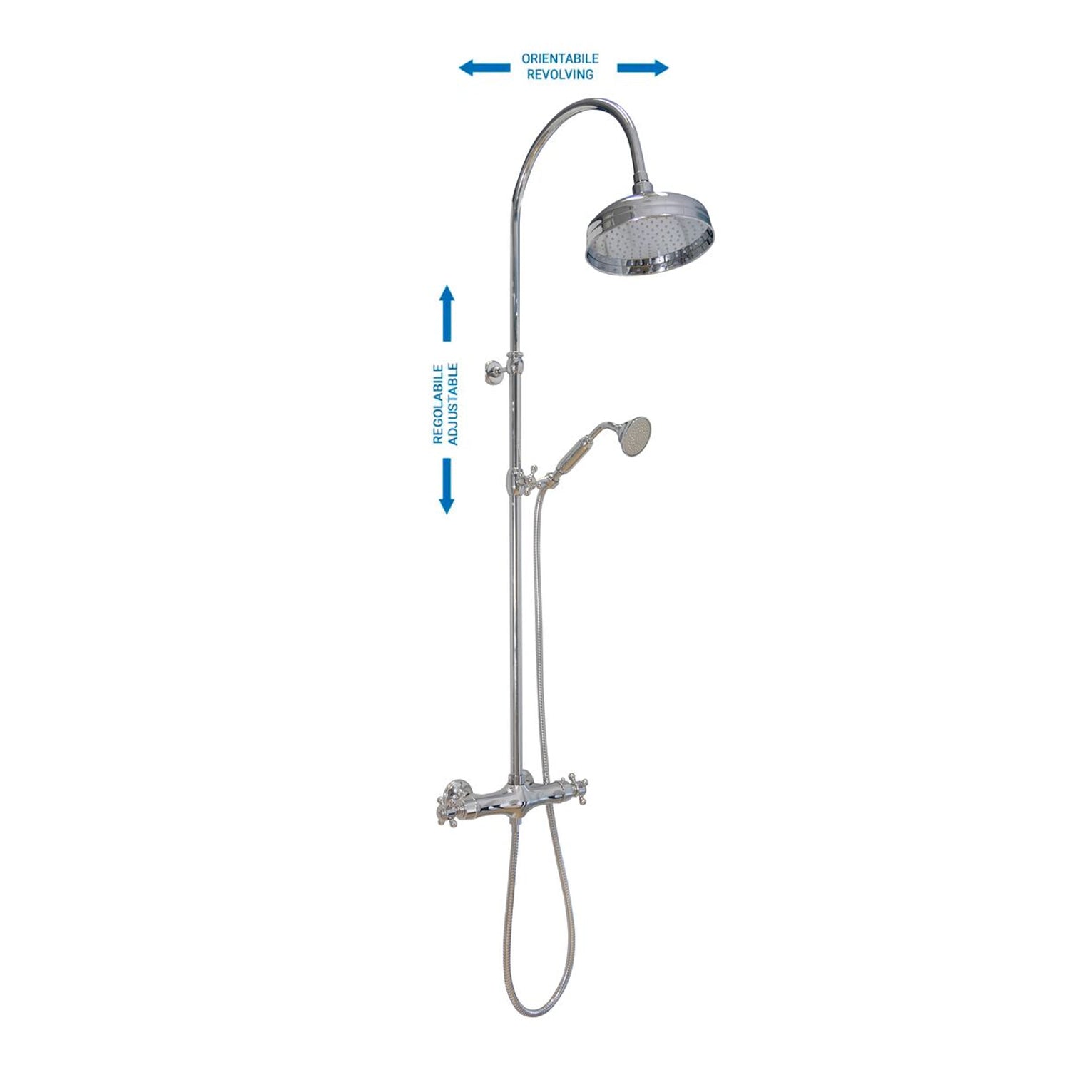 Colonna doccia tonda 2