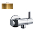 Rubinetto per idroscopino in ottone con supporto doccia acqua fredda bronzo