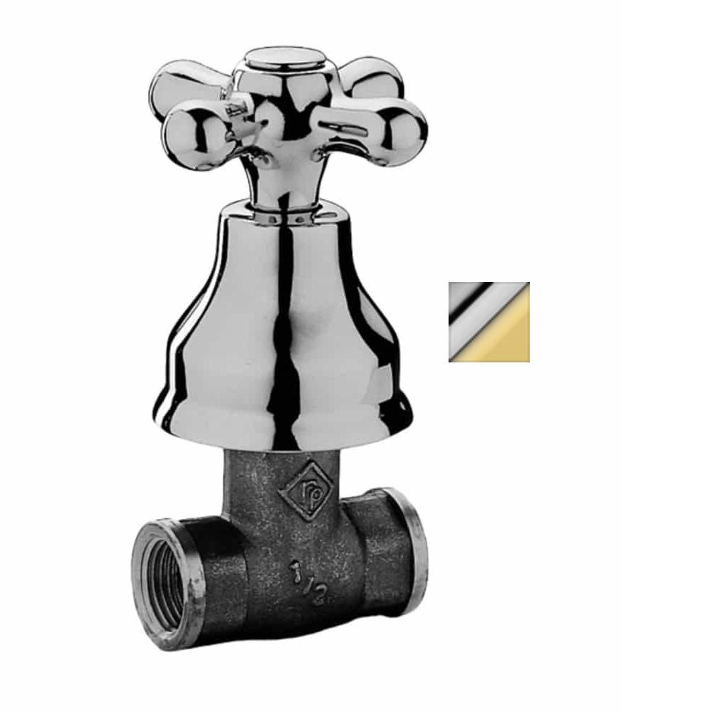 Rubinetto incasso doccia dritto serie IRIS modello IRV010CO cromato oro Paffoni