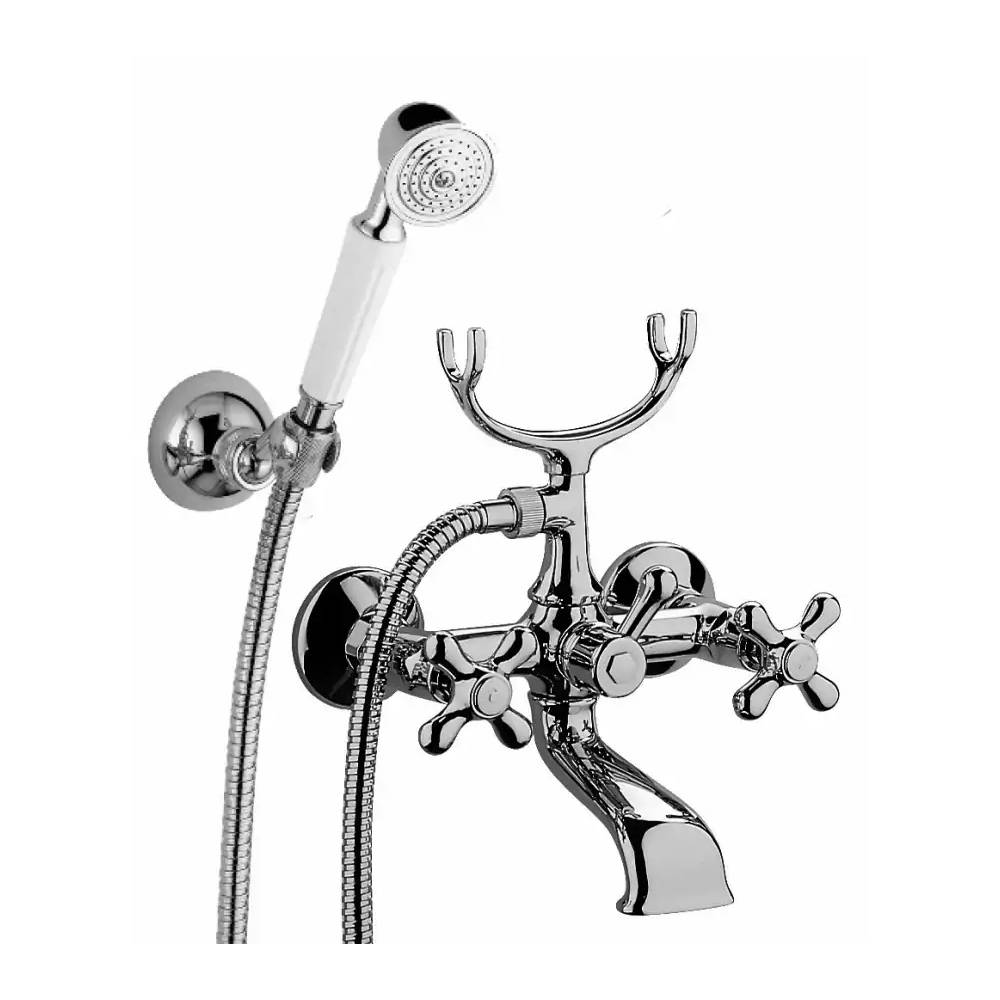 Gruppo vasca con doccetta lusso serie Iris modello IRV023CR cromato Paffoni