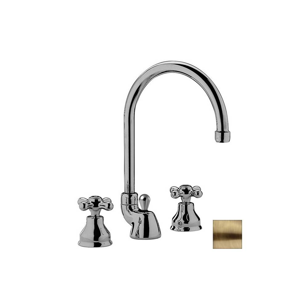 Rubinetto lavabo con canna orientabile serie Iris modello IRV057BR bronzo Paffoni
