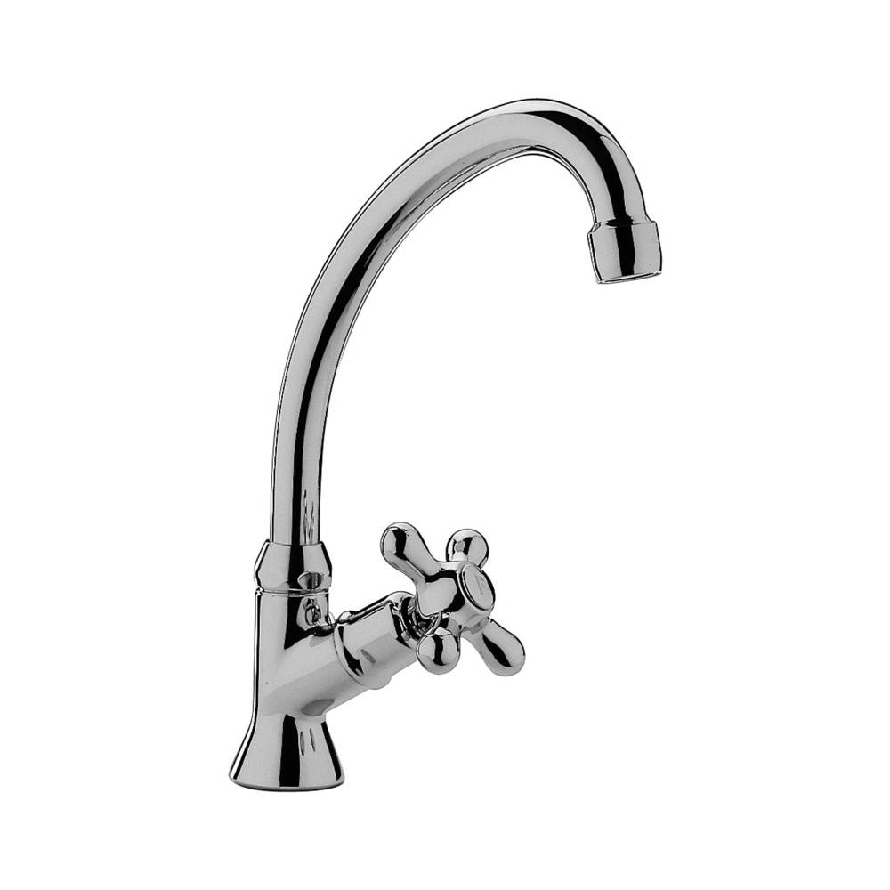 Rubinetto lavello con canna orientabile serie Iris modello IRV091CR cromo Paffoni