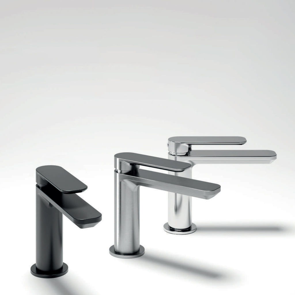 Miscelatore monocomando lavabo RubiFlux serie Azzurro - Satinato