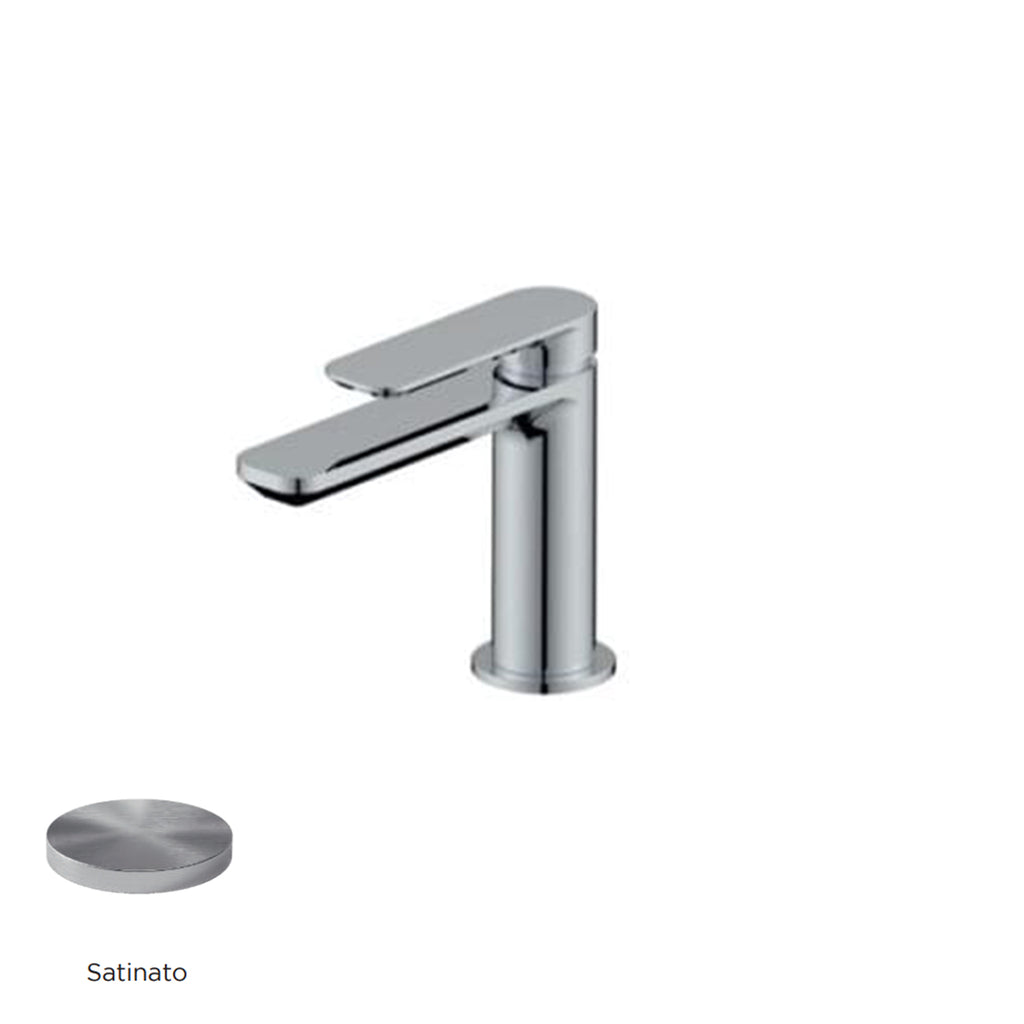 Miscelatore monocomando lavabo RubiFlux serie Azzurro - Satinato