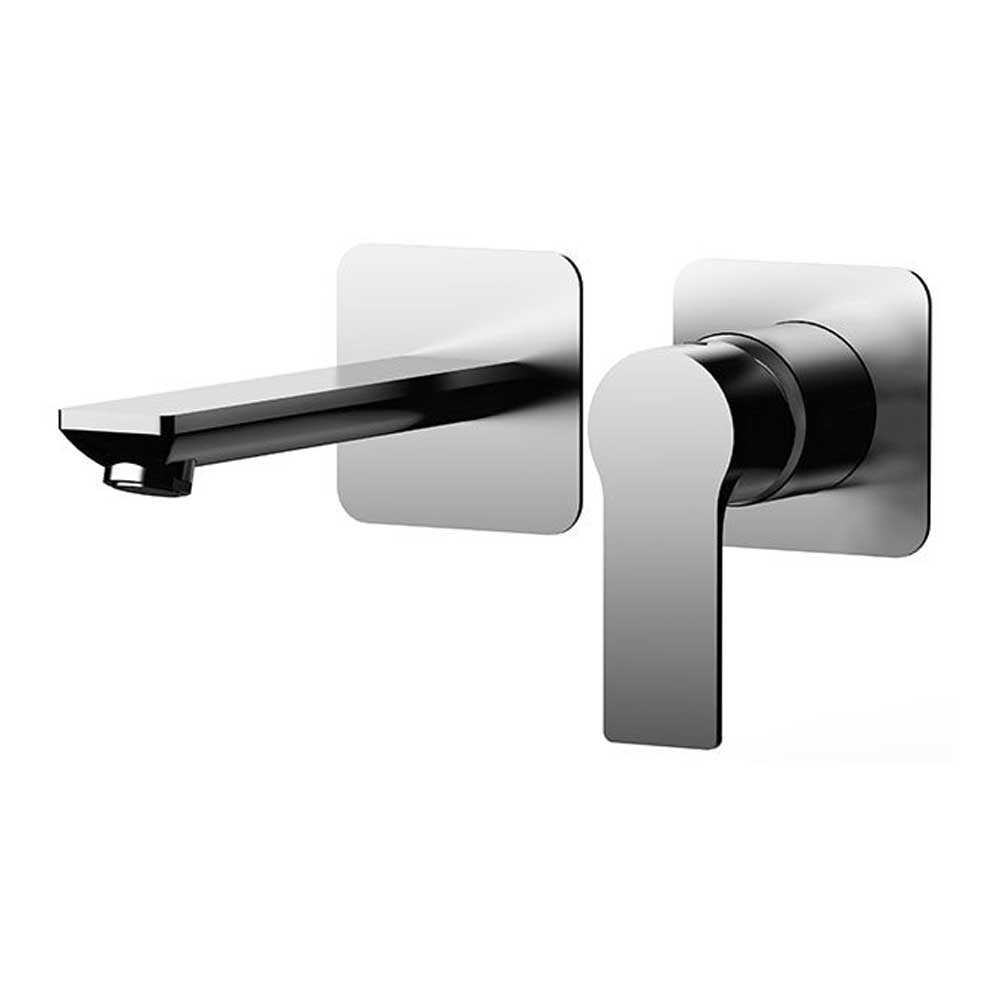 Set di miscelatori Lavabo incasso con bocca da 18 cm e Bidet finitura cromata collezione Energy di Remer Rubinetterie