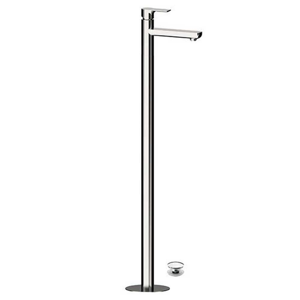 Miscelatore Monocomando Lavabo da Terra cromato con scarico collezione Energy di Remer Rubinetterie
