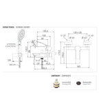 Miscelatore Monocomando vasca con set doccia cromato collezione Energy di Remer Rubinetterie